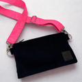 Crossbodybag Cord Schwarzblau