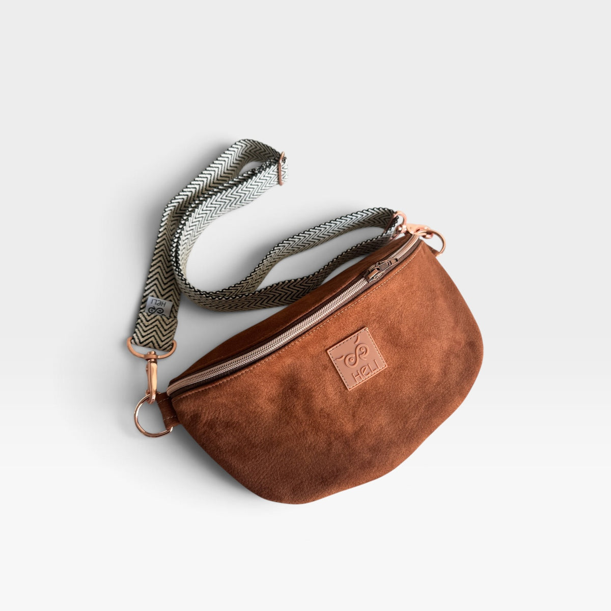 Bauchtasche Maxi | Braun