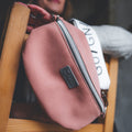 Bauchtasche Medium Kunstleder Rosa