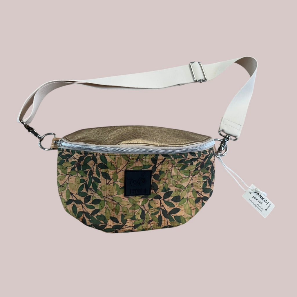 Bauchtasche Medium Kork Floral