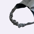 Half & Half Bag | Grau mit Ruffle-Henkel