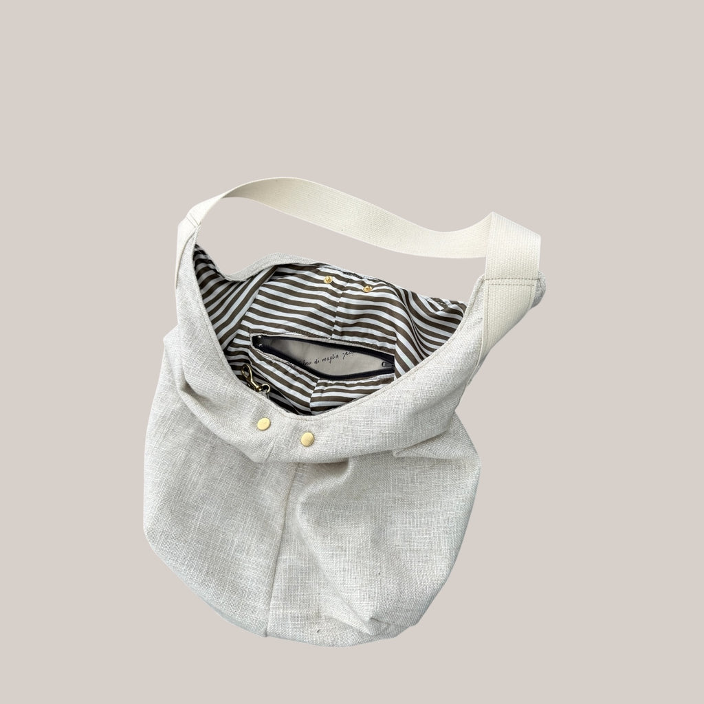 Half & Half Bag / Leinen