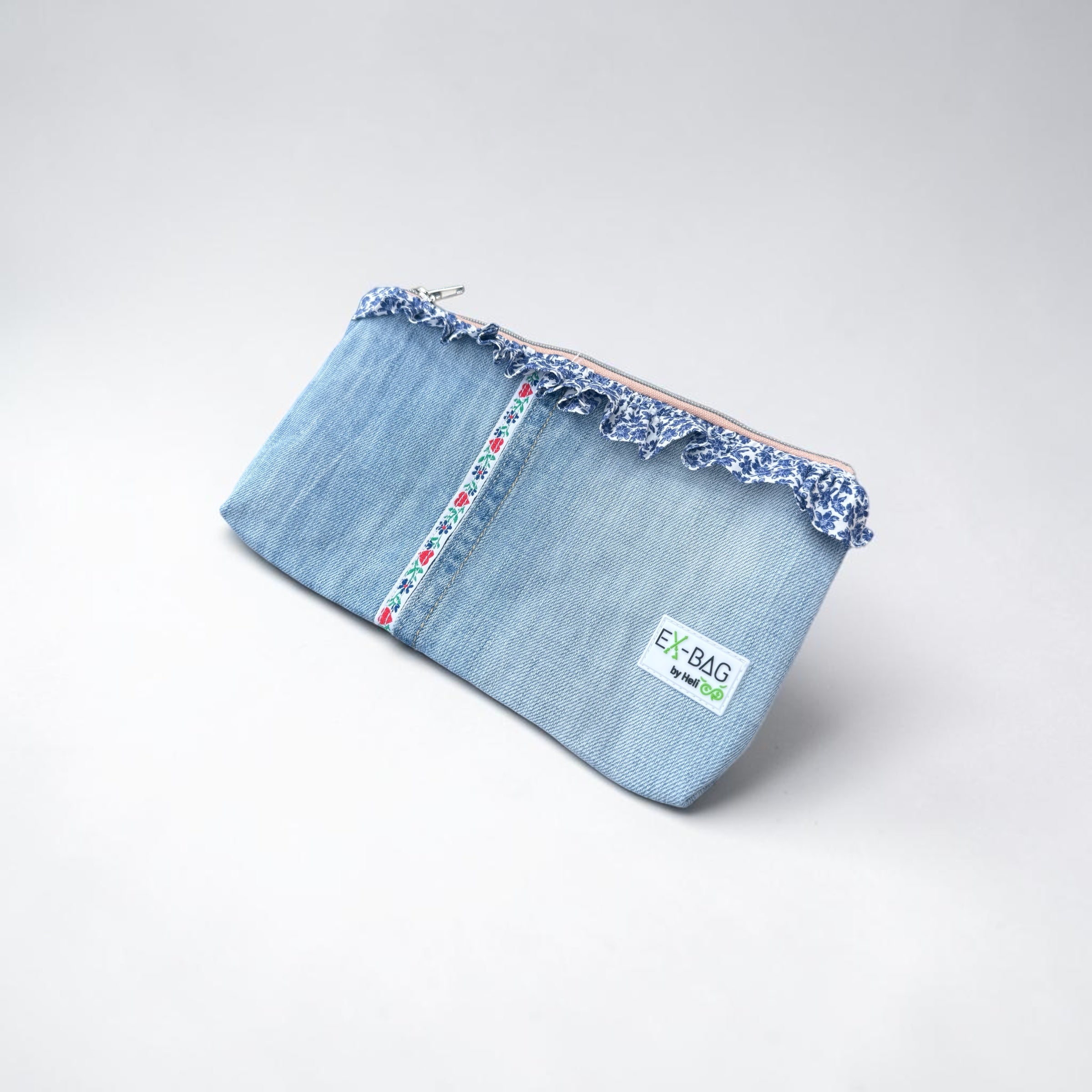 Jeansclutch Boho
