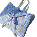 Strandtasche Zitrone / groß