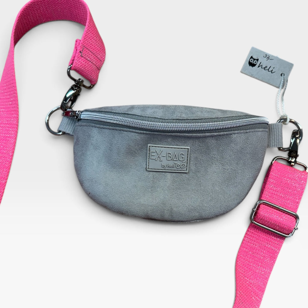 Bauchtasche Mini Grau
