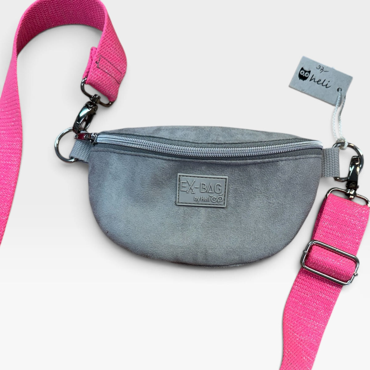 Bauchtasche Mini Grau