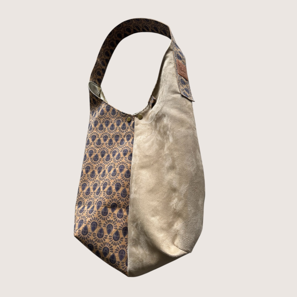 Half & Half Bag| Kork + Kunstleder