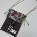 Handytasche Floral grau