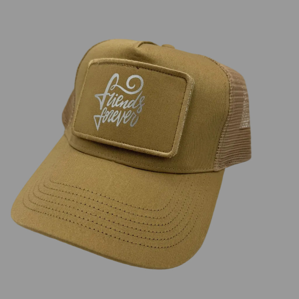 Statement Cap "Friends forever" mit abnehmbarer Patch