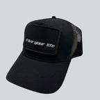 Statement Cap "Live your life" mit abnehmbarer Patch