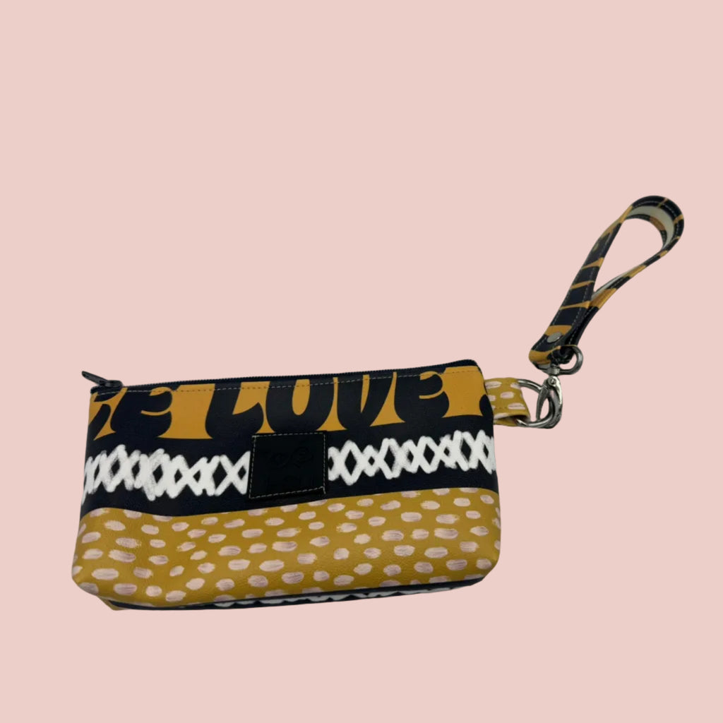 Kunstleder Clutch | Love