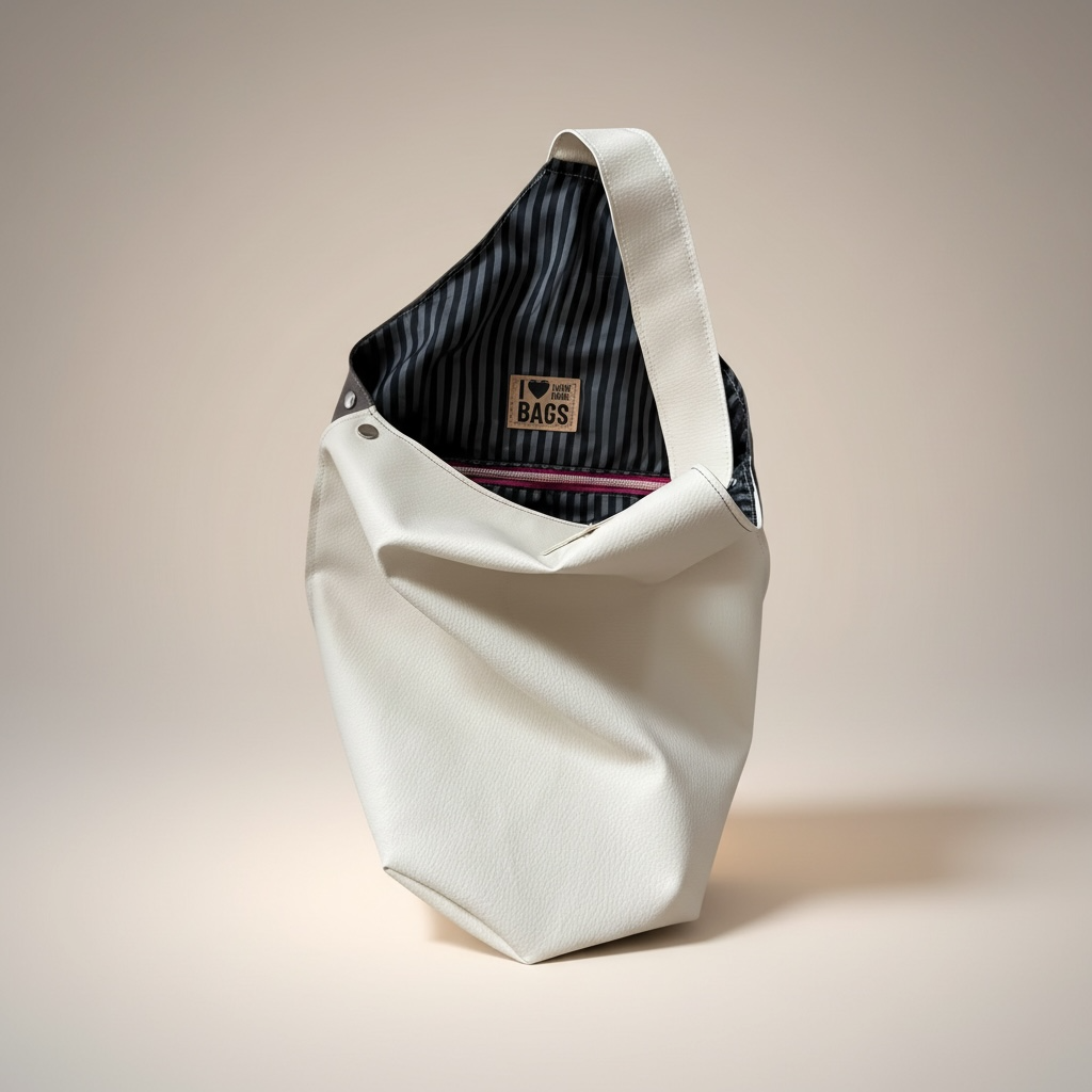 Half & Half Bag | Weiß und grau