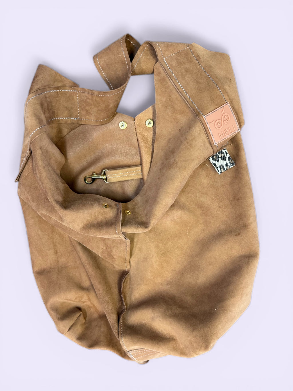 Half & Half Bag | Hell Braun Leder