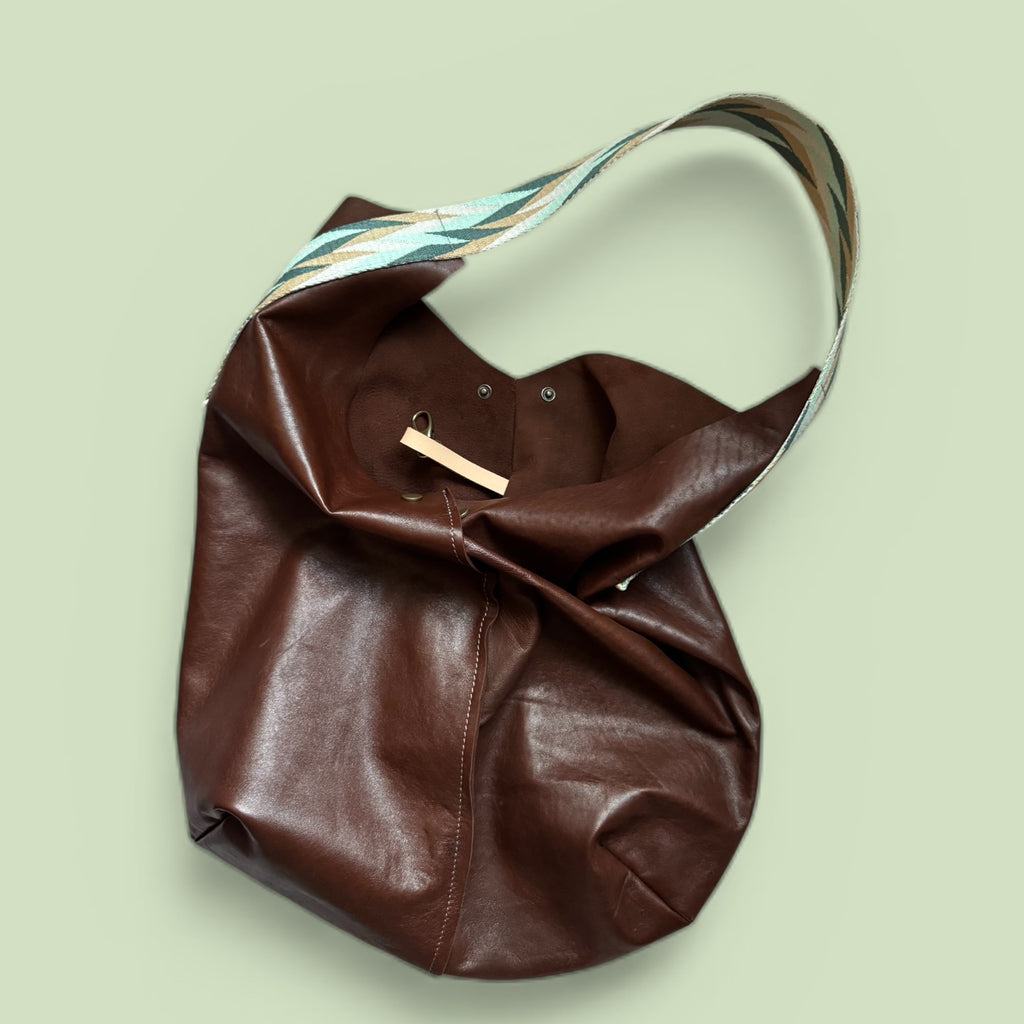 Half & Half Bag| Braun Leder