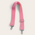 Taschengurtband | Pink Zacken